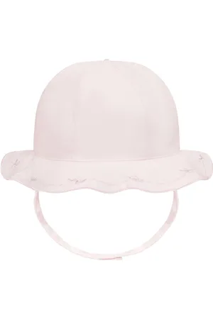 Emile et Rose Floral Scallop Brim Sun Hat With Strap 2 Years (92cm)