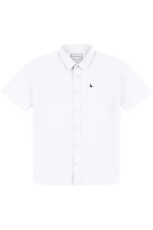 Jack Wills Boys Short Sleeve Oxford Shirt 9