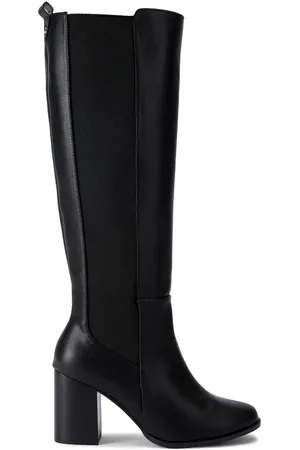 Carvela Toodle High Leg Black Boots AU 7 (EU 38)