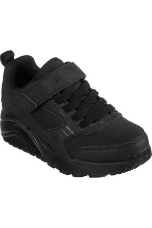 Skechers Black Kids Uno Lite Donex School Trainers AU 12 (EU 30)