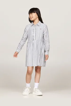Tommy Hilfiger Stripe Shirt Long-Sleeved Dress 16 Years (176cm)