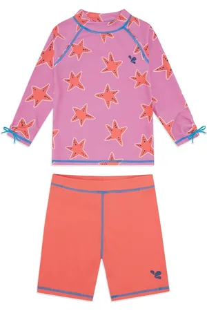 Muddy Puddles Pink UV Protective Surf Set with Shorts 9