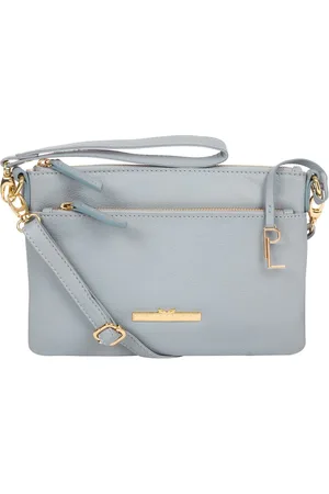 PURE LUXURIES LONDON Lytham Leather Cross-Body Clutch Bag one