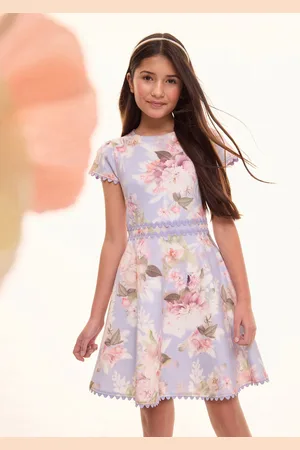 Lipsy London Floral Scuba Occasion Dress (5-16yrs) 9 Years (134cm)