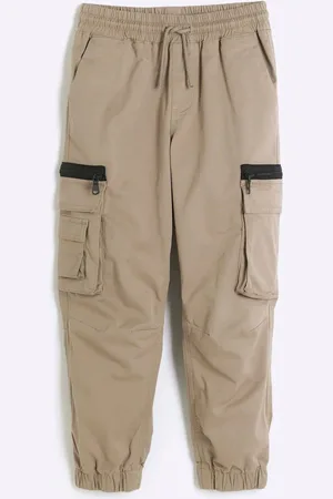 River Island Natural Boys Tech Cargo Trousers 8 Years (128 cm)