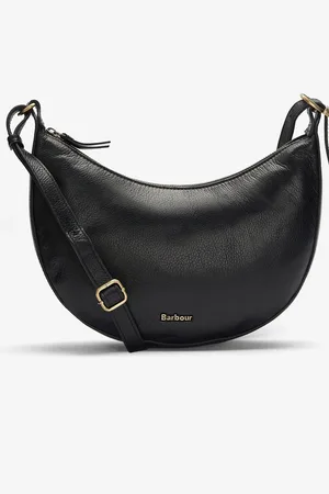 Barbour Black Laire Leather Sling Shoulder Bag one