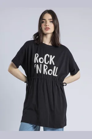 Religion Heart 100% Cotton Dress With Slogan Rock N Roll And Beading 16