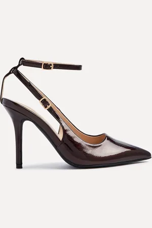 Linzi Galore Stiletto Court Heels With Wrap Around Ankle Strap AU 6 (EU 37)