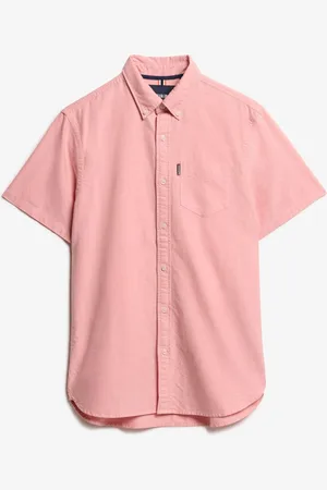 Superdry Oxford Short Sleeve 100% Cotton Shirt large
