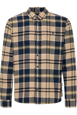 Blend 100% Cotton Check Long Sleeve Shirt XXL