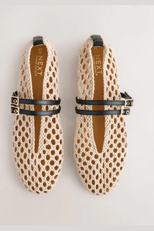 Next Forever Comfort Round Toe Weave Double Mary Jane Shoes AU 5.5 (EU 36)