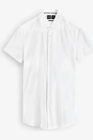 HUGO BOSS Extra Slim Fit Stretch Poplin Shirt AU 44 Regular