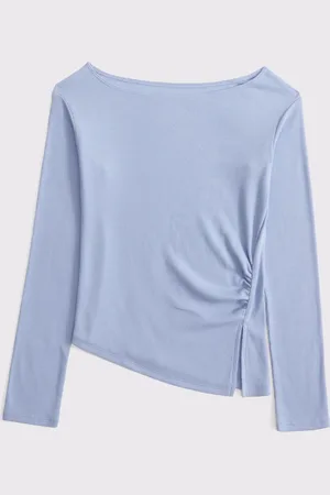 Abercrombie & Fitch Tie Side Bow Detail Long Sleeve Top 134140cm