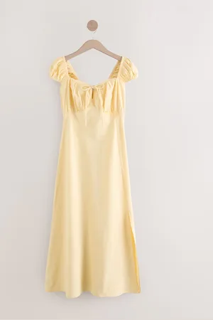 Next Puff Sleeve Midi Dress AU 8