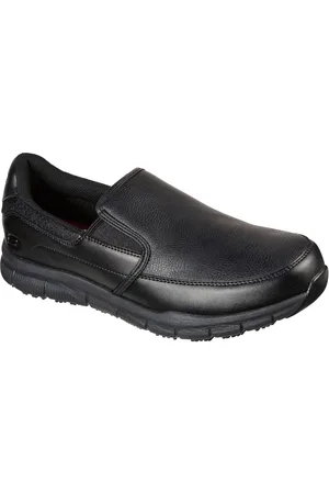 Skechers Mens Nampa Groton Resistant Slip On Shoes AU 11 (EU 46)
