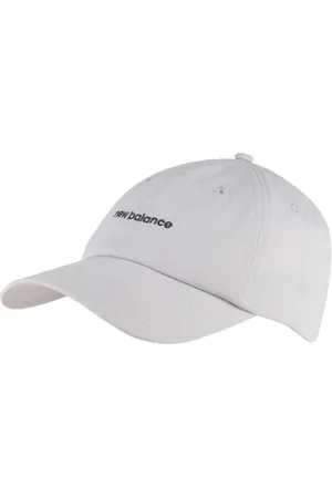 New Balance Grey 6-Panel Linear Logo Hat One