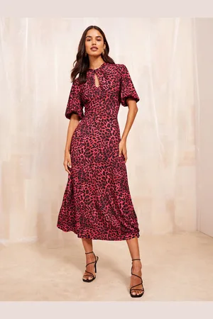 Friends Like These Twist Front Keyhole Midi Dress 16