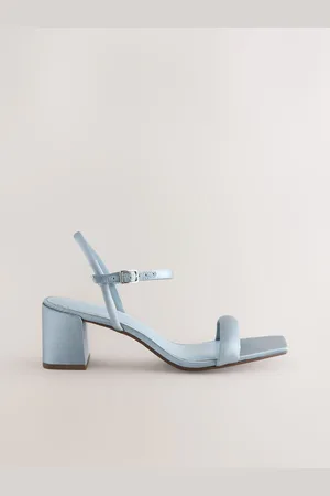 Next Blue Forever Comfort Bridesmaid Square Toe Low Block Simple Sandals AU 7.5 (EU 38.5)