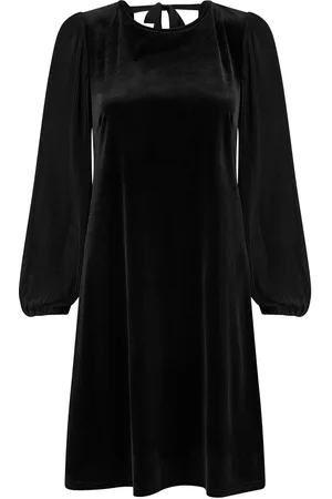 Yumi Tunic Dress with Pleated Balloon Sleeves And Tie Back AU 12