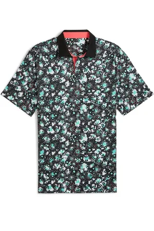 PUMA Mens Cloudspun Abstract Camo Golf Polo Shirt L