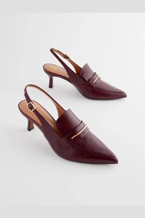 Next Forever Comfort Point Toe Heeled Loafers AU 8.5 (EU 40)