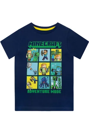 Character Blue 100% Cotton Minecraft T-Shirt 9