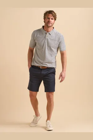 Brakeburn Maritime Stripe Polo Shirt L