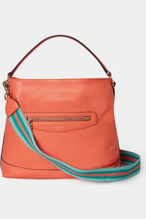 Osprey Pink The Hendrix Leather Hobo Bag One