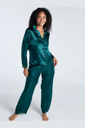 Boux Avenue Amelia Satin Long Pyjamas Set AU 8