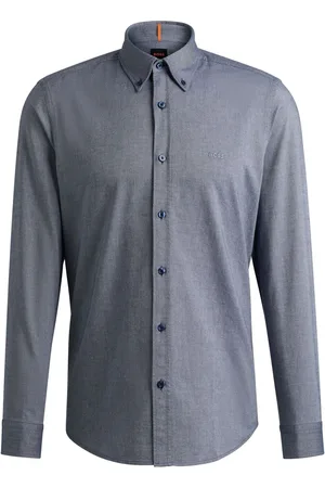 HUGO BOSS Button-Down Regular-Fit 100% Cotton Shirt XL