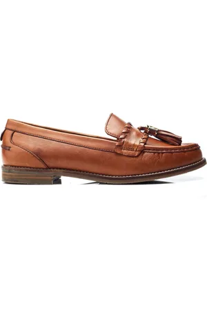 Moda In Pelle Espelette Leather Tassel Boat Shoes AU 10 (EU 41)