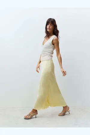 Next Satin Midi Skirt AU 18 Petite