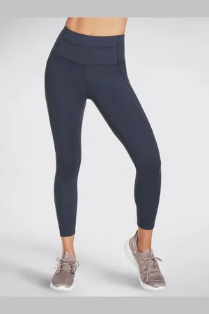 Skechers Blue GOWALK Wear High-Waisted 7/8 Leggings small
