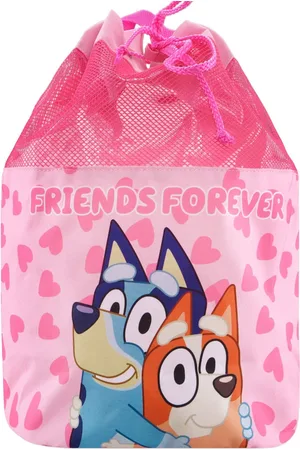 Character Pink Bluey And Bingo Swim Bag One