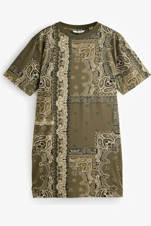 Next 100% Cotton T-Shirt Dress AU 22