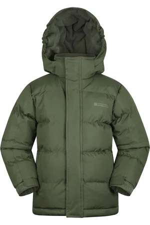 Mountain Warehouse Green Kids Snow II Water Resistant Padded Jacket 11