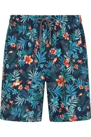 Mountain Warehouse Mens Aruba Printed Quick Drying Swimshorts with UV Max Protection XS