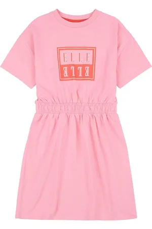 Elle Junior Girls Block Logo Dress 10