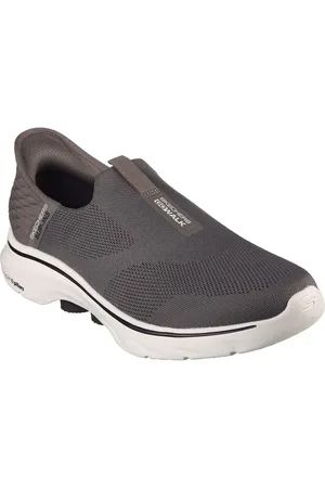 Skechers Brown Mens Slip-ins GO WALK 7 Easy On 2 Shoes AU 9 (EU 43.5)