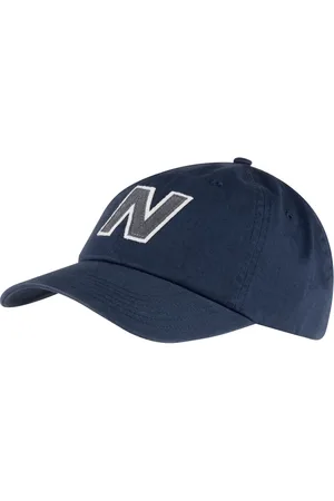 New Balance Blue 100% Cotton 6 Panel Block N Snapback Hat onesize
