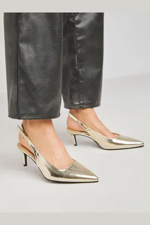 Simply Be Slingback Court Shoes In Wide Fit AU 8 (EU 39.5)