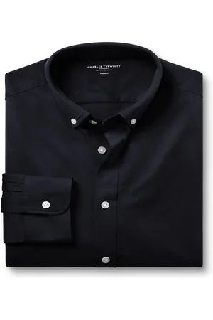 Charles Tyrwhitt Four Way Stretch Button Down Jersey Shirt XXL