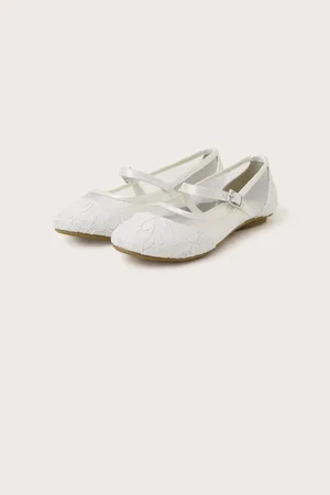 Monsoon Communion Lace Ballerinas Flats AU 11 (EU 29)