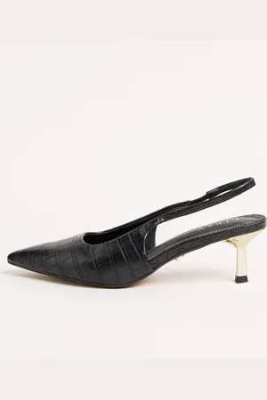 Lipsy London Faux Leather Kitten Heel Pointed Slingback Court Shoes AU 7 (EU 38)