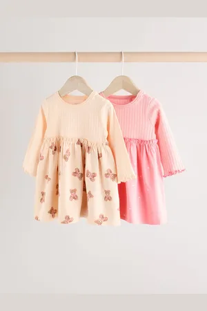 Next Baby Cotton Jersey Dresses 2 Pack (0mths-2yrs) 6