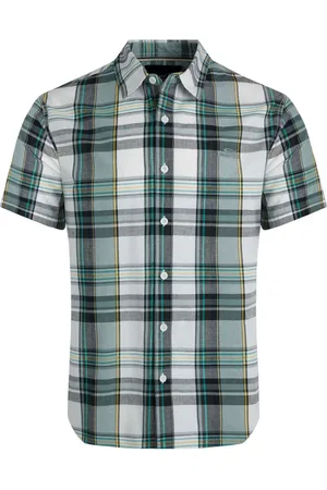 Weird Fish Judd Short Sleeve 100% Cotton Check Shirt XXL