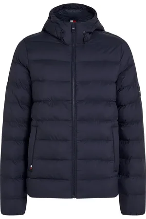 Tommy Hilfiger Blue Mid Weight Hooded Jacket XL