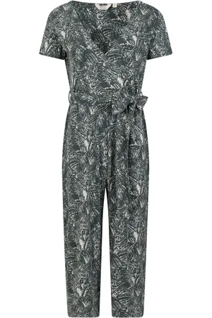 Mountain Warehouse Green Santorini Womens Wrap Jumpsuit AU 10
