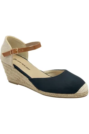 Dunlop Ladies Wedge Espadrille Shoes AU 9 (EU 40)