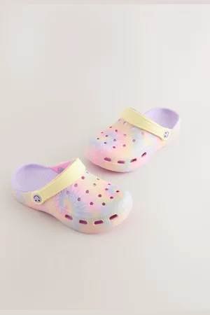 Next Rainbow Tie Dye Comfort Clogs US 4 (UK 3)